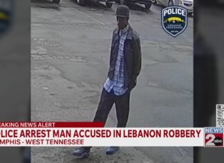 Suspect in attempted armed robbery at jewelry store caught in Memphis: Lebanon police