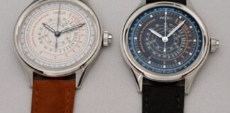 First Look – The New Angelus Instrument de Mesures, Three
Historic Chronograph Scales in One