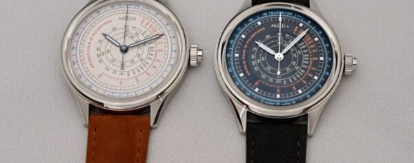 First Look – The New Angelus Instrument de Mesures, Three
Historic Chronograph Scales in One