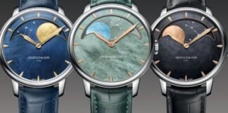 Introducing – The Arnold & Son Perpetual Moon 41.5
Steel “Colours of the Moon” Collection