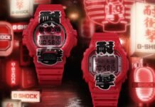 Casio launches its red lantern-inspired G-Shock watches in the US
