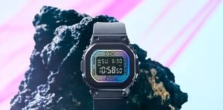 New Casio G-Shock rainbow glass watch coming soon to the US