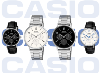 Casio launches new slim multi-hand watches with ion-plated cases