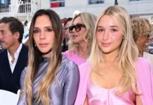 Harper and Victoria Beckham Tap Summer’s Hottest Nail Trend for Mother-Daughter Manis