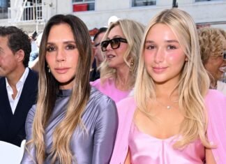 Harper and Victoria Beckham Tap Summer’s Hottest Nail Trend for Mother-Daughter Manis