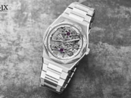 Hands On: Girard-Perregaux Laureato Three Gold
Bridges