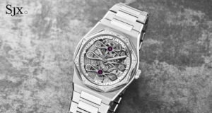 Hands On: Girard-Perregaux Laureato Three Gold
Bridges