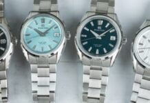 First Look – Grand Seiko Updates Classic Evo9 Models with a
New Bracelet and Clasp