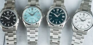 First Look – Grand Seiko Updates Classic Evo9 Models with a
New Bracelet and Clasp