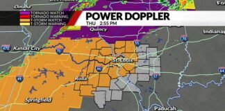 Thunderstorm watch for much of St. Louis region; Tornado watch up north