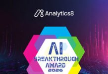 Analytics8 Wins “Data Management Innovation Award” in 2026 Artificial Intelligence Breakthrough Awards Program