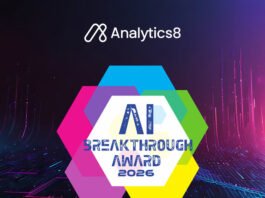 Analytics8 Wins “Data Management Innovation Award” in 2026 Artificial Intelligence Breakthrough Awards Program