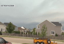 Video shows heavy rain, wind hitting Chicago suburbs amid thunderstorm watches