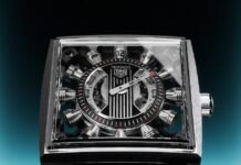 TAG Heuer Monaco Speed 12 introduces a piston-inspired hour
display