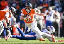 Broncos QB Bo Nix watches OTA practice but should be back on the field soon