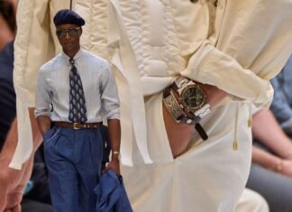 Ralph Lauren spotlights watches on Milan Fashion Week runway