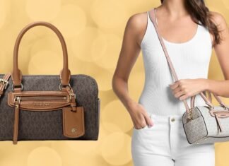 Michael Kors $200 mini duffle crossbody purse is on sale for $100
