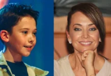 The late Zhanna Friske watches over her beloved son