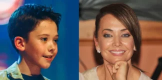 The late Zhanna Friske watches over her beloved son