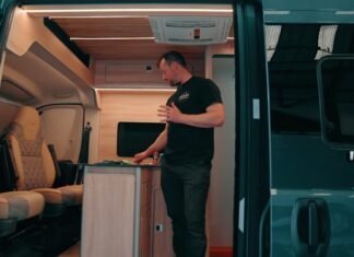 Bespoke Camper Van Features a Top-Tier, No-Compromise Design With Room for Scuba Gear