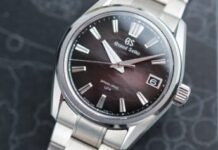 First Look – Grand Seiko Brings the UFA Calibre and
Micro-Adjustment to the Black 40mm Lake Suwa SLGB007