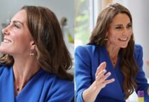 Kate Middleton Accessorizes With Vanleles Honeycomb Bee Earrings