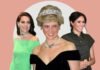 See Meghan Markle & Kate Middleton Wearing Princess Diana’s Jewelry