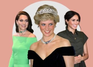 See Meghan Markle & Kate Middleton Wearing Princess Diana’s Jewelry