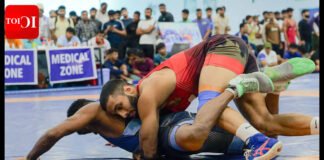 Coach Shako Bentinidis watches men’s trials: Marks out Sujeet Kalkal for Greatness, as 65kg wrestler books Asiad berth