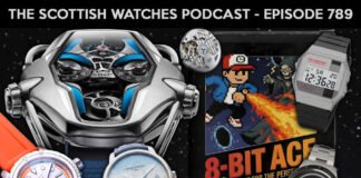 Scottish Watches Podcast #789 : The MB&F Robotic
Future, The 8 Bit Ace Past and Much More