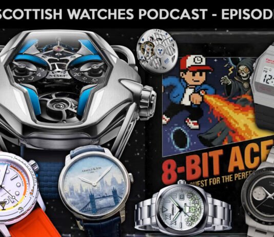 Scottish Watches Podcast #789 : The MB&F Robotic
Future, The 8 Bit Ace Past and Much More