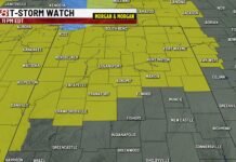 Thunderstorm watches issued for much of the northern half of Indiana