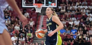 Record Montreal Crowd Watches Paige Bueckers, Wings Sweep Tempo 108-95
