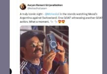 SEE: GOAT Mohanlal watches GOAT Messi as Argentina beat Switzerland