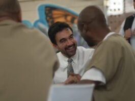 Mayor Mamdani watches World Cup with Rikers Island inmates