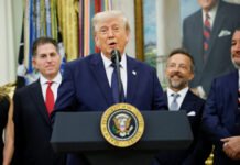 WATCH: Trump says he never talks to his kids about business as president but ‘I think I’m allowed to’