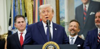 WATCH: Trump says he never talks to his kids about business as president but ‘I think I’m allowed to’