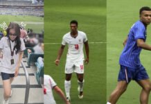 Jisook Watches Mbappé and Bellingham from a Premium Seat Behind the Goal… “More of a Goal Party Than a Birthday Party”