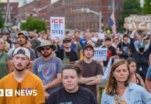 Watch: Maine residents protest latest ICE shooting