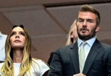 David and Victoria Beckham Wore His-and-Her Blue Watches at England’s World Cup Semi-Final