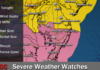 Tornado Watch for Delaware and Northern Mid-shore, Severe Thunderstorm Watch for Southern Delmarva