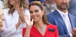 Princess Kate watches Wimbledon women’s final in Royal Box with Jodie Foster and Olympian Eileen Gu