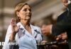 Watch: Moment Darline Graham is sworn in to senate seat