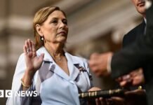 Watch: Moment Darline Graham is sworn in to senate seat