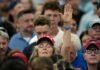 Trump defends his sweeping tariffs and watches ‘America First’ drag races during Michigan stop