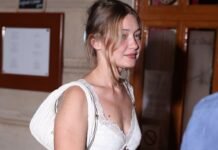 Gigi Hadid Wears an American-In-Paris Favorite Designer for Date Night With Bradley Cooper