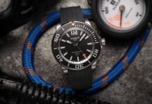 Introducing: The Hanhart Aquasphere Dive Watch, now in Matte Black