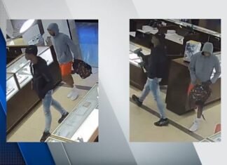 Auburn Hills police searching for 2 in smash-and-grab at Great Lakes Crossing jewelry store