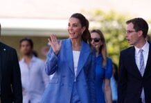 Princess Kate watches British hopeful Fery on Wimbledon visit