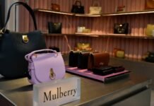 UK’s Mulberry says first-quarter revenue jumps 23%